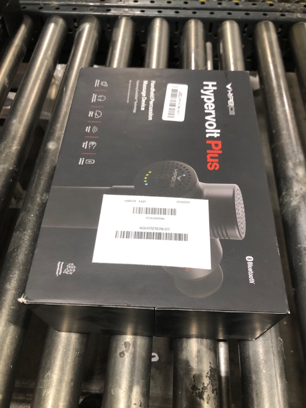 Photo 1 of Hypervolt Plus, Featuring Quiet Glide Technology - Handheld Percussion Massage Gun | 3 Speeds, 5 Interchangeable Heads | Helps Relieve Sore Muscles and Stiffness (Hypervolt Plus w/Bluetooth)