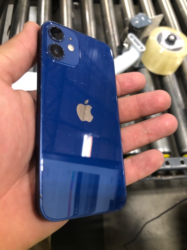 Photo 1 of Apple iPhone 12 Mini, 256GB, Blue - Unlocked (Renewed)