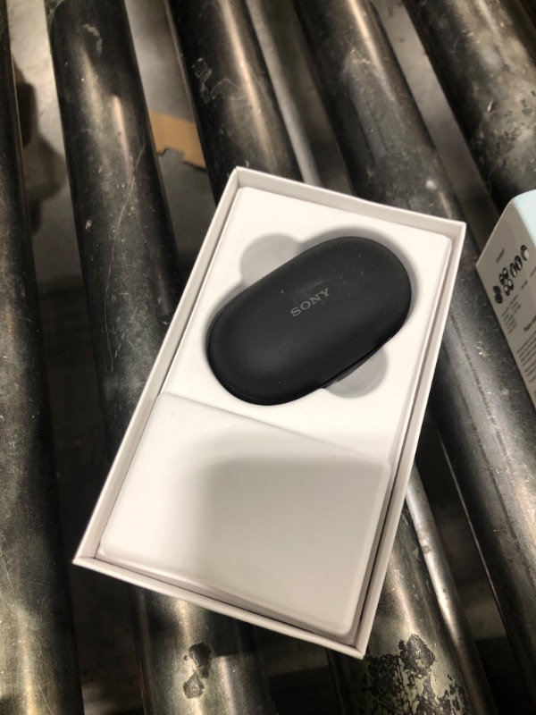 Photo 1 of Sony CRE-E10 Self-Fitting OTC Hearing Aids for Mild to Moderate Hearing Loss, Prescription-Grade Sound Quality, Comfortable Earbud Design, Bluetooth Enabled for iOS, and Rechargeable Battery, Black