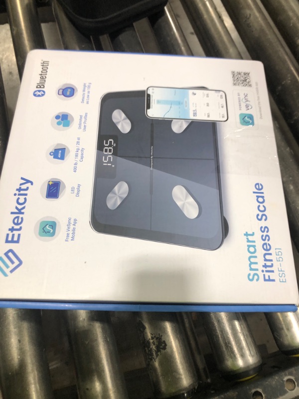 Photo 1 of Etekcity Smart Scale for Body Weight FSA HSA Store Eligible, Bathroom Digital Weighing Scale with BMI, Body Fat, Muscle Mass, Accurate Bluetooth Home User Health Equipment Sync Apps