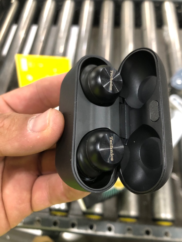 Photo 1 of Technics Reference Class Hi-Fi Wireless Earbuds, Dolby Atmos with Head Tracking, Adaptive Noise Cancelling, 3 Device Multipoint, 10-hr Battery, Wireless Charging, Improved Fit - EAH-AZ100-K (Black)