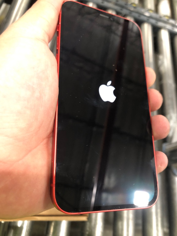 Photo 1 of Apple iPhone 12, 128GB, (Product)Red - Fully Unlocked (Renewed)