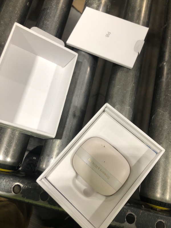 Photo 1 of Bowers & Wilkins Pi8 Wireless Earbuds (Dove White), in-Ear Bluetooth Earphones with Qualcomm Chipset & aptX Lossless, Active Noise Cancelling Earbuds, 3 Built-in Mics, 15-Min Quick Charging