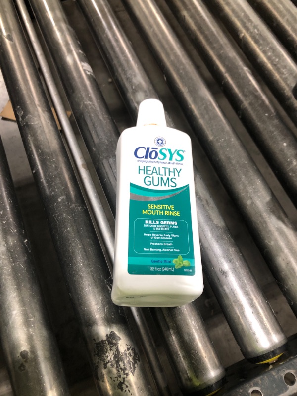Photo 1 of Closys Healthy Gums Mouthwash, Antiplaque and Anti-gingivitis for Gum Health, Non-Burning, Non-Irritating – 32 Fl Oz