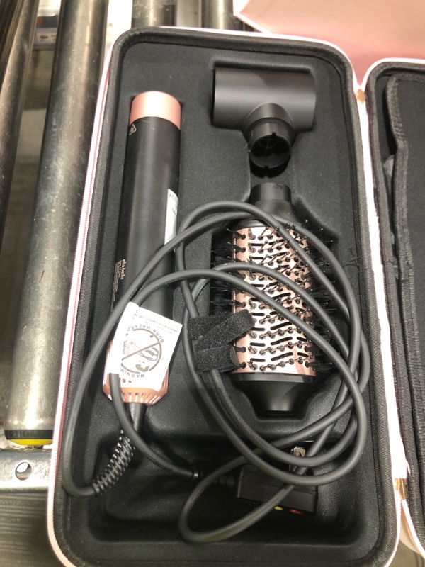 Photo 1 of ELLA BELLA® 6 in 1 Professional Hot Air Styler • Powerful Hair Dryer & Straightener Set • Styling Without Heat Damage • Fast Drying Curling Volumizing Straightening • Includes Protective Travel Case