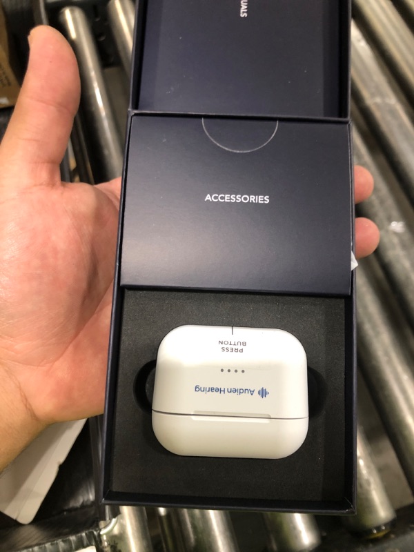 Photo 1 of Audien ATOM PRO 2 Wireless Rechargeable OTC Hearing Aid, Premium Comfort Design and Nearly Invisible
