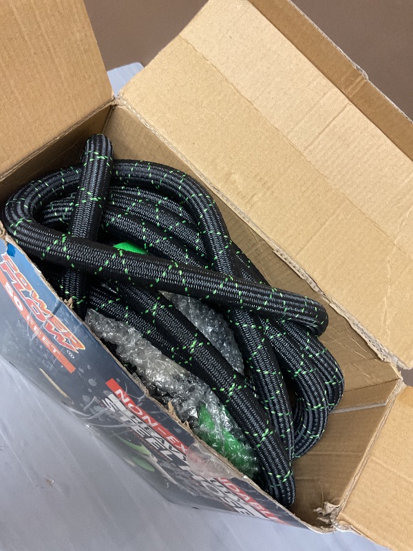 Photo 1 of PowerFlow Garden Hose, NON-EXPANDABLE 50 Feet Premium Quality Stainless Steel Metal Water Hose with Durable Fabric Skin, Hose For Commercial, Residential Use, Bonus 10-way Spray Nozzle (50 Ft, Black)