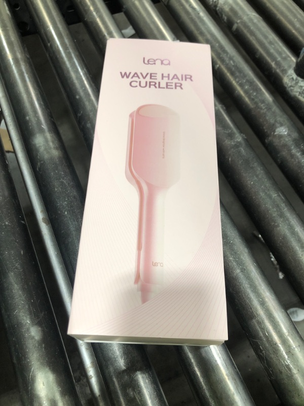 Photo 1 of Waver Curling Iron LENA S12 Beach Waver Curling Wand, Hair Tool with 2 Barrels, Anti-Scald Protection, Adjustable Time & Temps, Dual Voltage, Titanium Coating for Effortless, Long-Lasting Waves