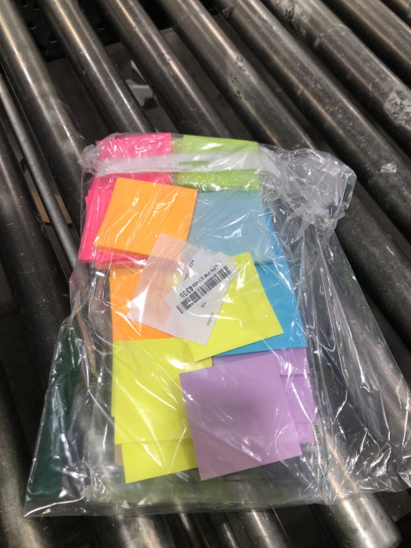 Photo 1 of (16 Pack) Pop Up Sticky Notes 3x3 in Accordion Stickies Super Sticking Power Memo Pads Bright Colors