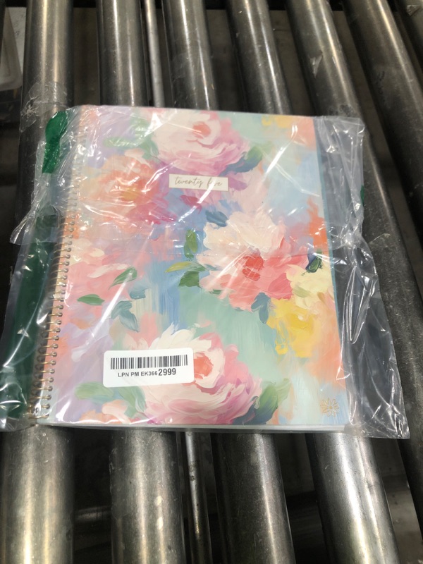 Photo 1 of bloom daily planners 2025 (8.5" x 11") Calendar Year Day Planner (January 2025 - December 2025) - Weekly/Monthly Dated Agenda Organizer with Stickers & Tabs - Painted Peonies