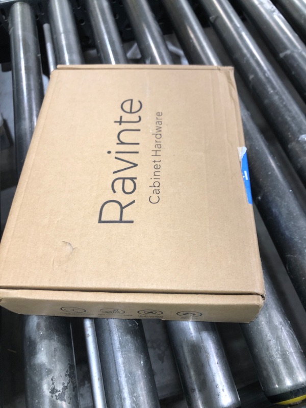 Photo 1 of Ravinte 45 Pack | 5 Inch Cabinet Pulls Matte Black Stainless Steel Kitchen Drawer Pulls Cabinet Handles 5 Inch Length, 3 Inch Hole Center