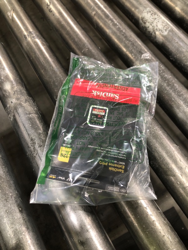 Photo 1 of SanDisk 128GB Extreme PRO SDXC UHS-I Memory Card - C10, U3, V30, 4K UHD, SD Card - SDSDXXD-128G-GN4IN