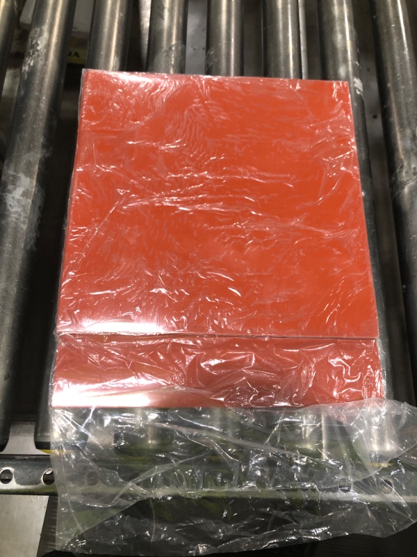 Photo 1 of Tlence 4 PCS Red Silicone Rubber Sheet, 12'' x 12'' x 1/8'' Flexible Heat Resistant Silicone Insulation Gasket, 60 A Smooth Finish High Temperature Silicone Rubber Sheeting for DIY Crafts Pads Seals