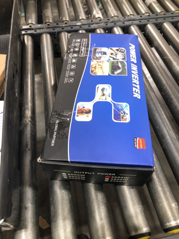 Photo 1 of 3000 Watt Power Inverter, Car/Home 12V DC to 110V AC Converter, with LED Display, Dual AC Outlets, USB Port, Dual Smart Fans, Cables Included, Suitable for Home, RV