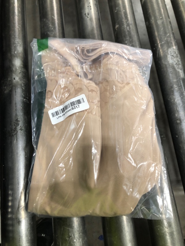 Photo 1 of SHAPSHE Fajas Colombianas Moldeadoras Stage 2 3 High Compression Garmen Shapewear for Women with Zipper Crotch Beige M
