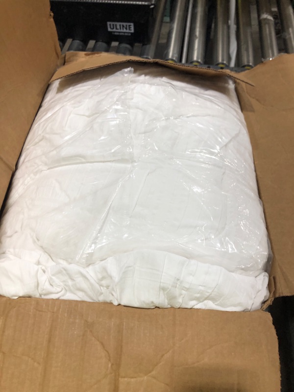 Photo 1 of Bedsure Bed in a Bag Full - 7 Pieces Plaid Seersucker Bedding Comforter Sets, Soft Lightweight White Boho Bed Set with Comforters Full Size, Sheets, Pillowcases & Shams