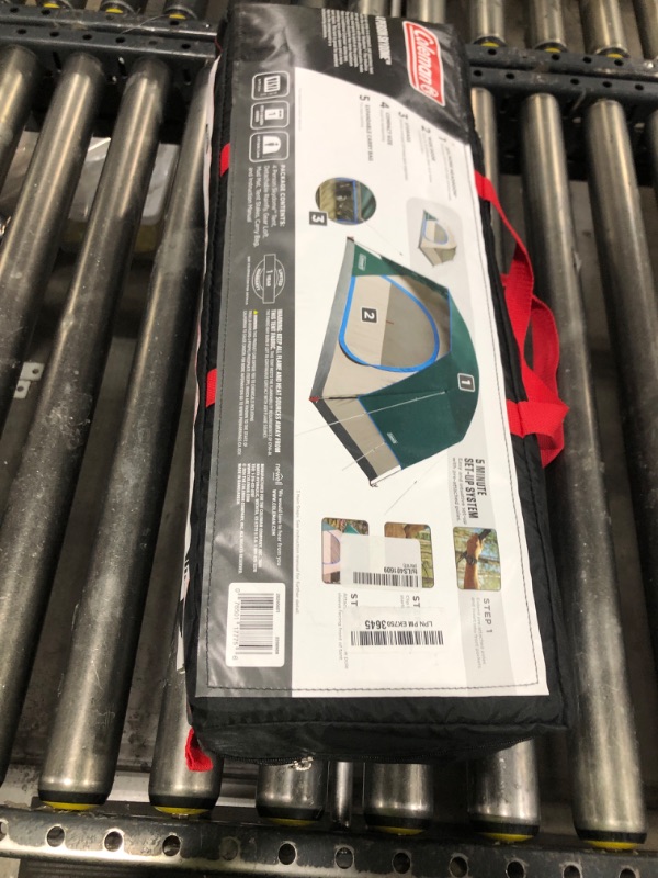 Photo 1 of Coleman Skydome Tent with 5 Minute Setup, 2/4/6/8 Person Weatherproof Tent with Rainfly & Carry Bag, 20% More Headroom than Traditional Canopies