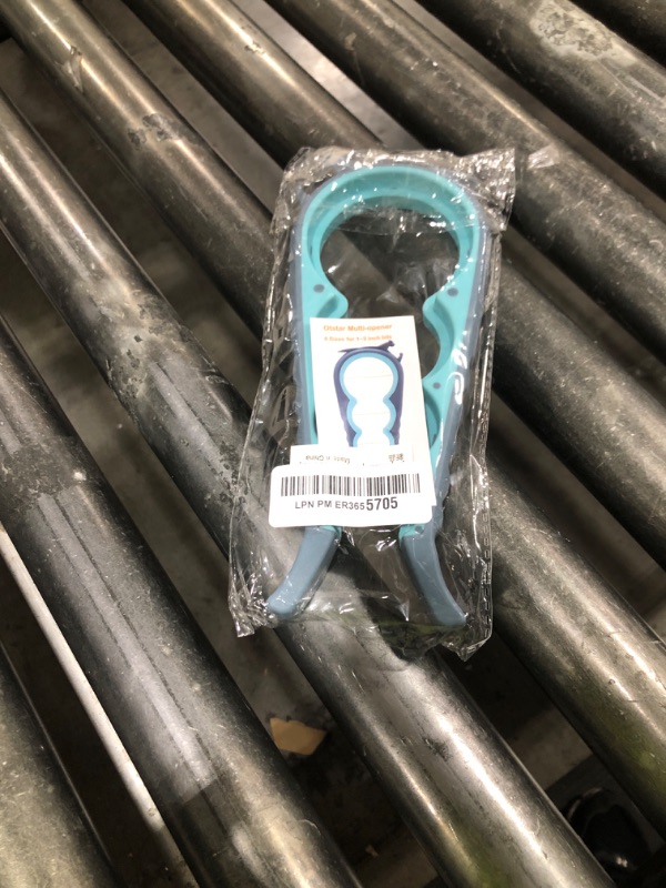 Photo 1 of Otstar Jar Opener Bottle Opener and Can Opener for Weak hands, Seniors with Arthritis and Anyone with Low Strength, Mutil Jar Opener Get Lids Off Easily (Blue and Grey)