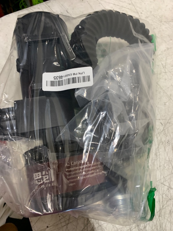 Photo 1 of Powered Air Pump for Respirator, Powered Air Purifying Respirator Blower, PAPR Air Pump with Two 40mm Filters, 40mm and Bayonet Type Connector