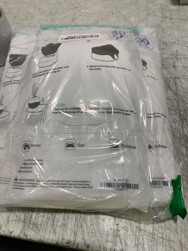 Photo 1 of [90 Counts] Disposable Potty Liners Compatible with OXO Tot 2-in-1 Go Potty, Potty Refill Bags for Toddler Travel, Universal Potty Bags Fit Most Potty Chairs