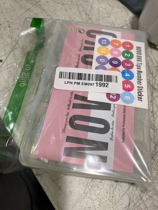 Photo 1 of NOVO OVO Long Square Toe Nail Tips Press on Full Cover, Extra Wide Clear Toenails Kit, Pre-shaped Double MatteToenails For Women Men Big Toe Long Nail Beds x 15 Sizes 360 Pcs up to 12 Pedicures