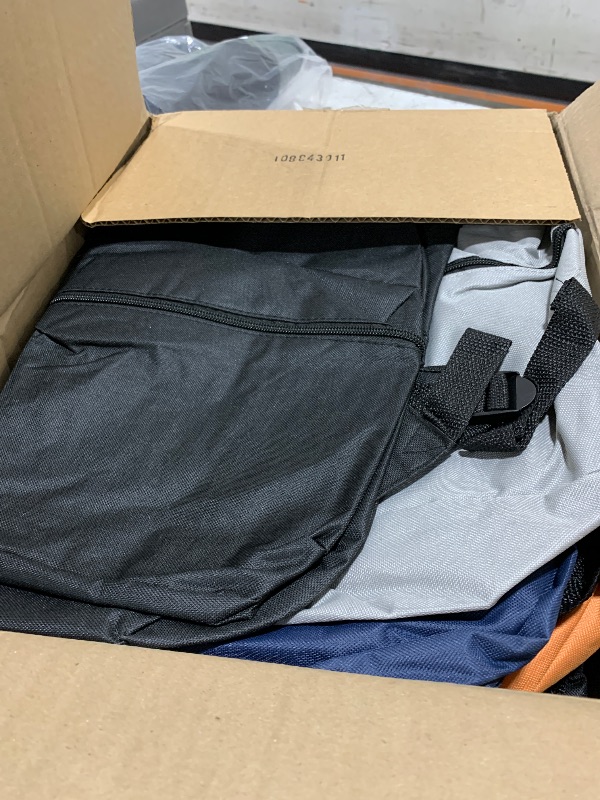 Photo 1 of 17" School Backpacks for Kids - Backpacks in Bulk for Elementary, Middle, and High School Students, 10 Pack