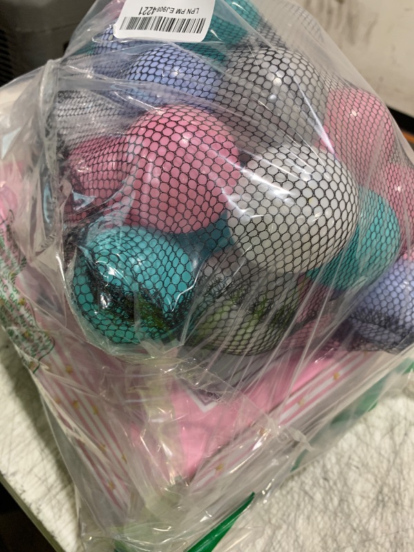 Photo 1 of Baby Ball Pit for Toddler with 50 Balls, Pop Up Princess Tent with Star Lights for 1 2 3 Year Old Birthday Gift, 12-18 Months Baby Girl Toys with Carrying Bag, Indoor&Outdoor Play Tent for Kids