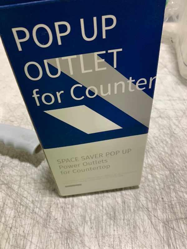 Photo 1 of Pop up Outlet for Countertop,2.5 inch Hole Desktop Power Grommet,4 Outlets 4 USB Ports,15Amp Tamper Resistant Receptacle Flush Mount,Space Saver Recessed Outlet for Home,Office White