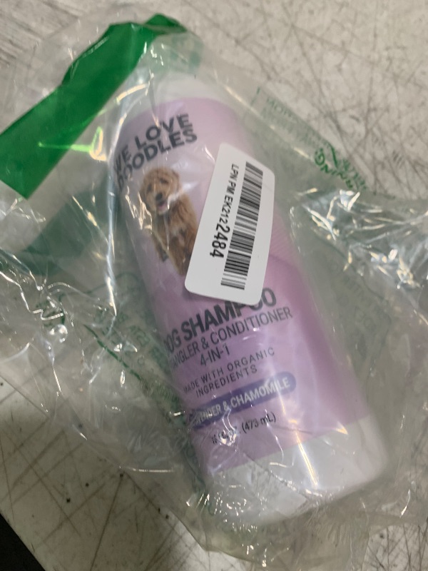 Photo 1 of 4-in-1 Dog Shampoo Dog Shampoo, Conditioner & Detangler - Best Shampoo for Goldendoodles, Poodles & Doodles - for Matted Pet Hair - Made in The USA, 16OZ, Lavender [We Love Doodles]