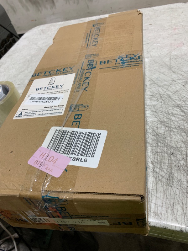 Photo 1 of Label KINGDOM Replace for DK-1241 Brother 4" x 6" Die-Cut Large Shipping Label, 102 mm x 152 mm 200/Roll White Paper Address Label for QL-1100 QL-1110NWB Label Printer (10 Rolls+1 Frame)