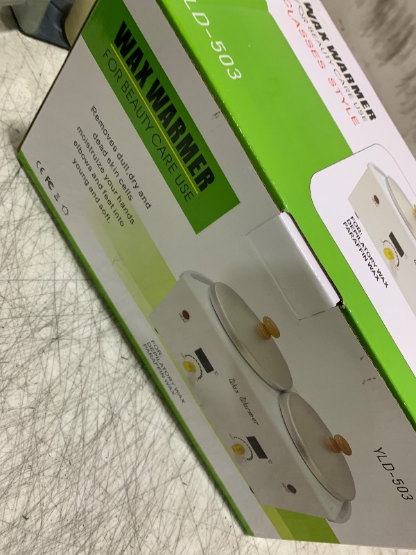 Photo 1 of Double Wax Warmer Professional Kit, Digital Adjustable Temperature Double Wax Pot for Facial,Skin,Body,Spa,Salon Pro/Beginner Hair Removal,Wax Beans,Other Accessories are Included