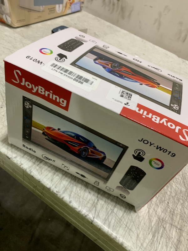 Photo 1 of SJoyBring Upgrade Wireless Double Din Car Stereo with Apple Carplay, Android Auto, Dash Cam, Bluetooth, 4-Channel RCA, 2 Subwoofer Ports, 7" HD Capacitive Touchscreen Car Radio, 60W*4, Backup Camera