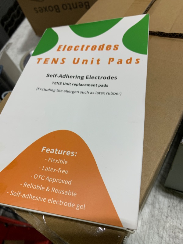 Photo 1 of 24PCS TENS Unit Replacement Pads 2X2, Latex Free Electrodes Compatible with TENS Machine Use 2mm Pin Connector Lead Wires Such as AUVON TENS, TENS 7000, Etekcity, Nicwell Care Tens