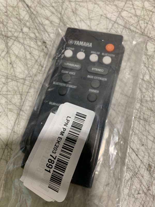 Photo 1 of ALLIMITY FSR78-ZV28960 Replacement Remote Control Compatible with Yamaha Soundbar Wireless Speaker Surround Sound System ATS-1070 YAS-207 ATS-1060 YAS-107 YAS-CU207 YAS-106 NS-WSW42 ATS-2070