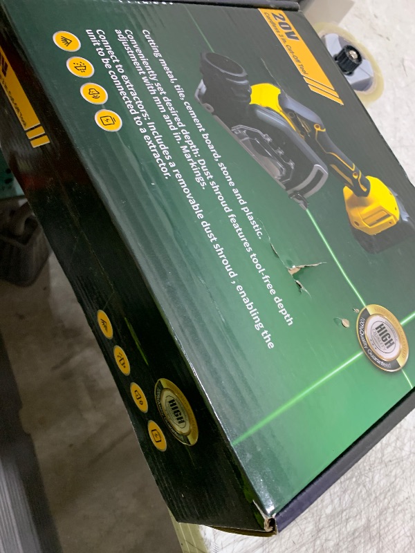 Photo 1 of Labfintom 3 Inch Cut Off Tool for de-walt 20V Battery, Tile Cutter 19500RPM, 3 Saw 3” Blades for Metal, Wood, Tile and Plastic, Removable Dust Cover, Tools Only