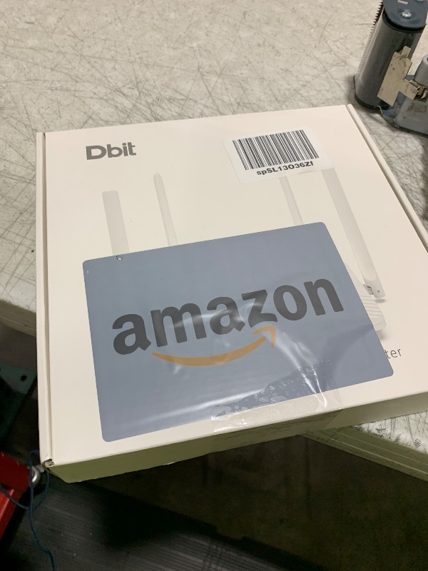 Photo 1 of DBIT AC1200 Gigabit WiFi Router 2.4GHz +5GHz Dual Band MU-MIMO Wireless Internet Router, 4 x 10/100/1000Mbps Ethernet Ports, 4 x 5dBi Antennas, Support Router, AP, Repeater Mode, EasyMesh, White