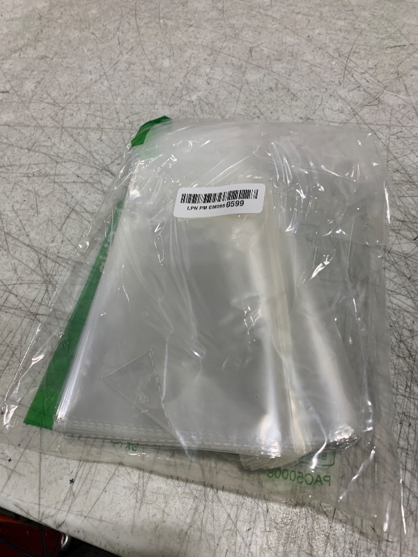 Photo 1 of 100 Pieces (9x12 Inch) Clear Plastic Bags for Packaging, Clothing & T-Shirts Strong Packing Self Adhesive Cellophane Bag
