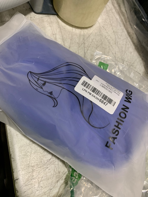 Photo 1 of Akstore 28 inch Fashion Wigs Long Wavy Curly Hair Cosplay Wig (Blue)