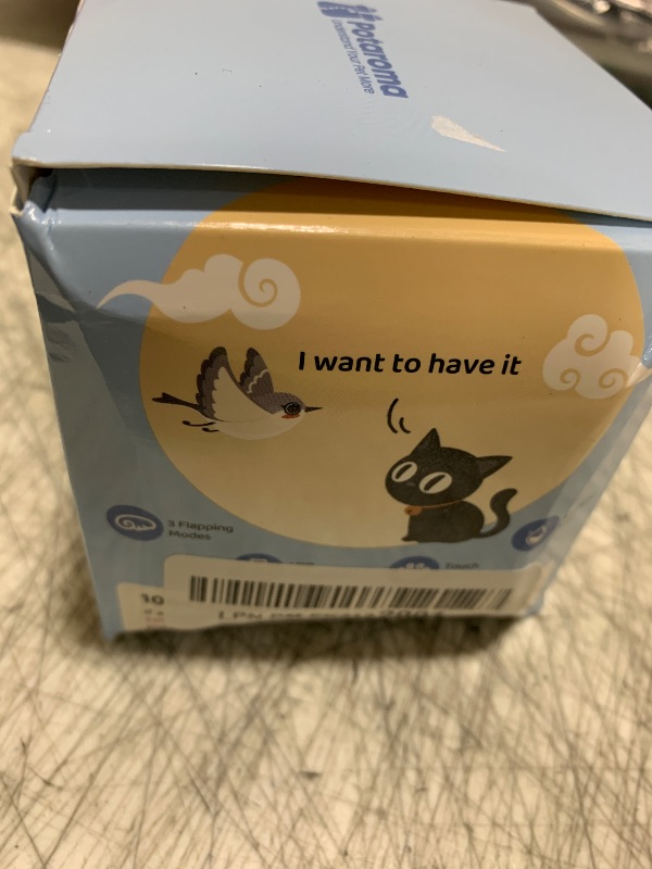 Photo 1 of Potaroma Cat Toys Flapping Bird (No Flying), Lifelike Sandpiper Chirp Tweet, Rechargeable Touch Activated Kitten Toy Interactive Cat Exercise Toys for All Breeds Cat Kicker Catnip Toys 4.0"