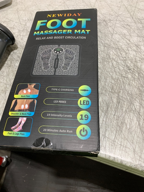 Photo 1 of EMS Foot Massage Mat for Muscle Relaxation,Foot Massager Pad with Remote Control,TENS (Mode:KTR-2492)