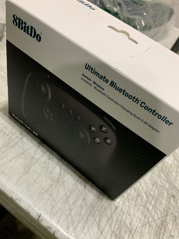 Photo 1 of 8Bitdo Ultimate 2 Bluetooth Controller for Switch/Switch 2 & Windows PC, Switch Pro Controller with TMR Joysticks, Switchable Hall Effect/Tactile Triggers, Vibration and Motion Control - Black