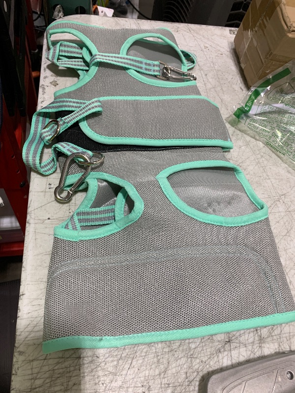 Photo 1 of Pet Harness Leash Reflective Strip Hook And Loop Soft Fabric Size 
