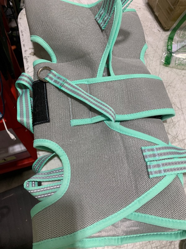 Photo 1 of Pet Harness Leash Reflective Strip Hook And Loop Soft Fabric Size 