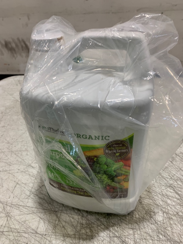 Photo 1 of AgroThrive Organic Liquid Fertilizer, Organic Fertilizer For Vegetables Concentrated Organic Mix With Fast And Slow Nutrient Release, (1 Gal)