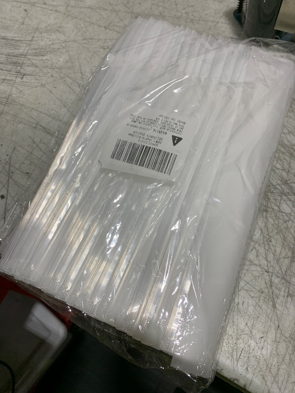 Photo 1 of 50Pcs Clothing Packaging Bags for Shipping 10x8 Inch Plastic Frosted Poly Bags for Travel Storage or Small Businesses for Apparel Shirts, Socks, Underwear and Documents Storage