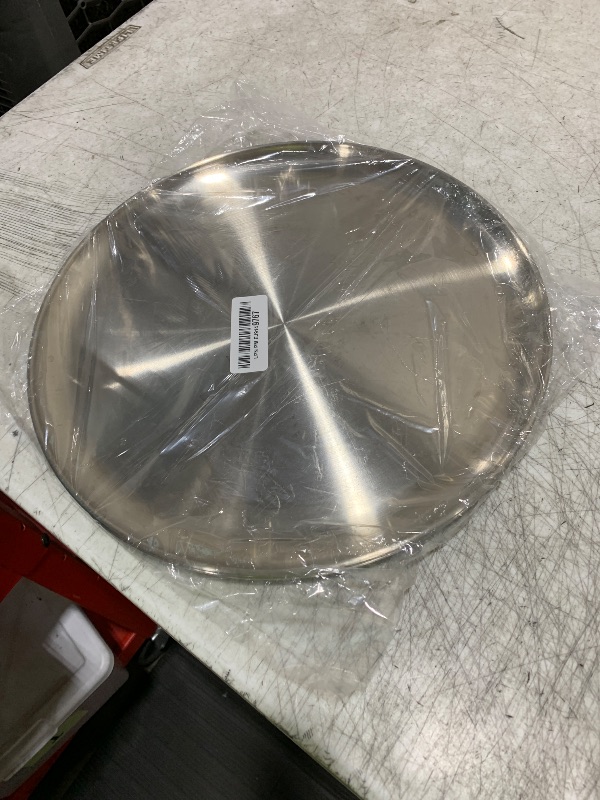 Photo 1 of  Round Plate, Stainless 2 pack