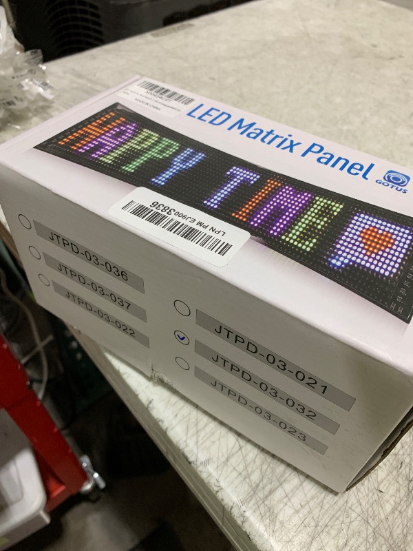 Photo 1 of GOTUS Programmable LED Sign,LED Sign for Business,Bluetooth APP Control,DIY Design Text, Patterns, Animations