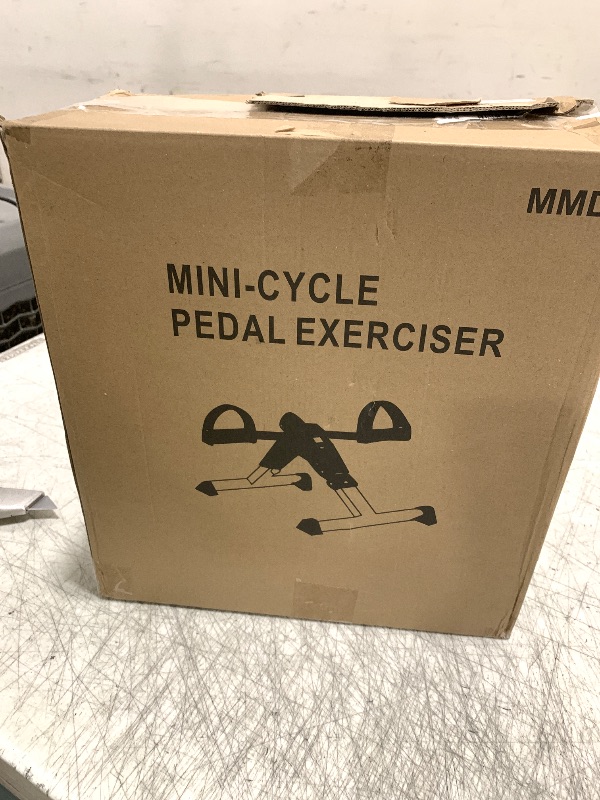 Photo 1 of Folding Exercise Bike Pedal Exerciser Portable Desk Bike with LCD Display for Arms and Legs Workout (BLUE)
