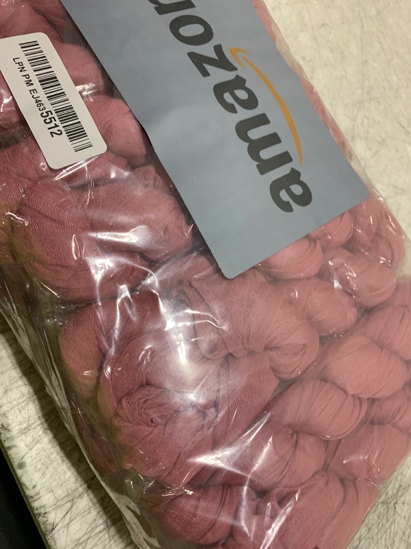 Photo 1 of 12 Pack 10Ft Cheesecloth Table Runner 35x120 Inch Boho Gauze Table Runner Rustic Cheese Cloth Long Romantic Table Runners for Wedding Bridal Shower Birthday Party Table Decor (Dusty Rose)