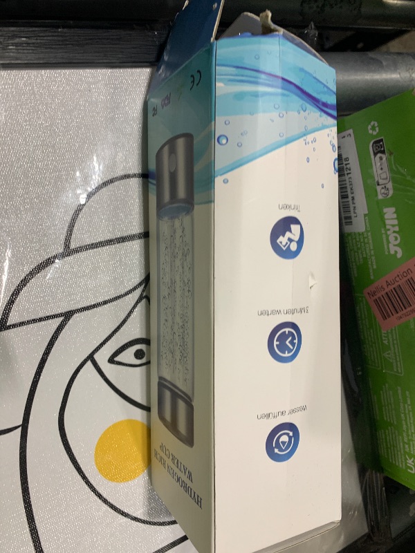 Photo 1 of Shunrenful Hydrogen Water Bottle Generator, Portable Hydrogen Water Ionizer Machine, Rechargeable, 420ml, Gift for Friends/Family